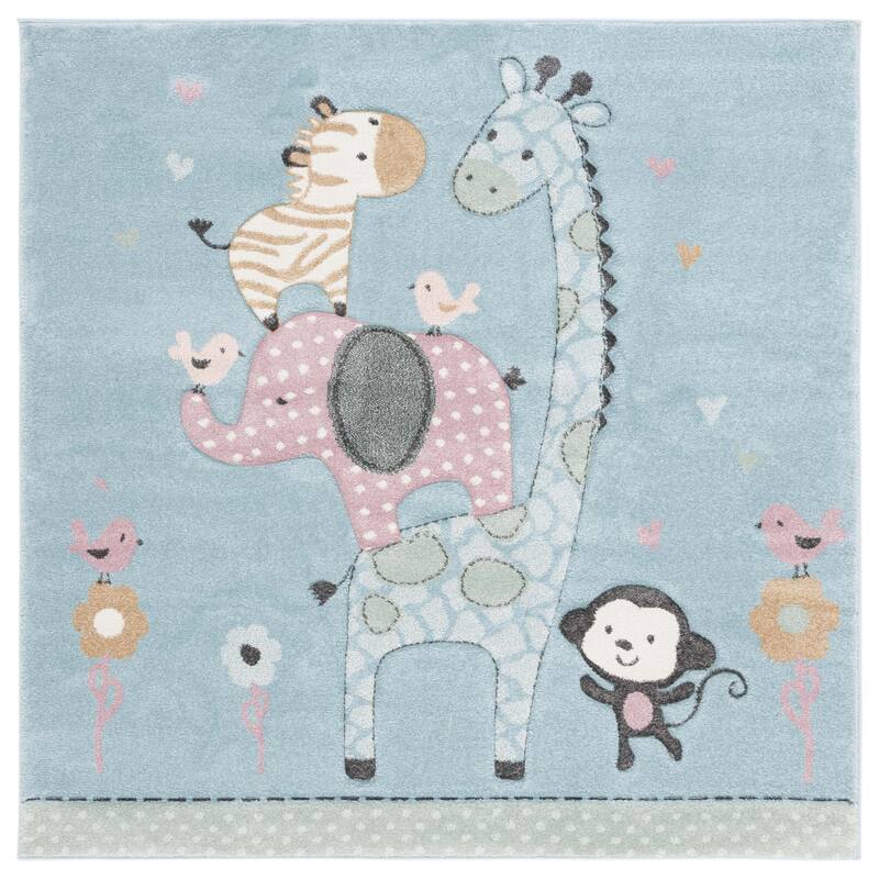 SAFAVIEH Carousel Kids Brandusa Animal Rug