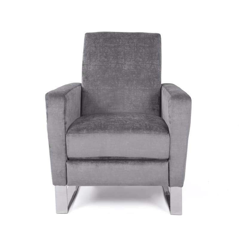 Pushback Recliner Chairs Home Theatre Recliner Velvet Recliners for Small Spaces w/ Adjustable Footrest Push Back Theatre Chair