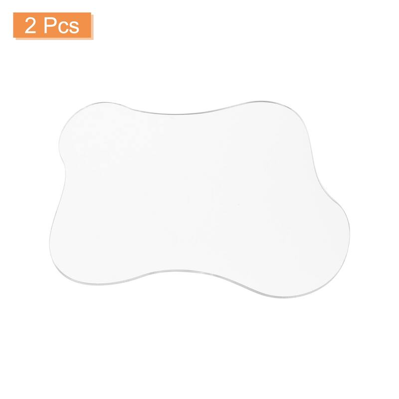 Acrylic Irregular Coasters, Cloud Shape Cup Mat Coffee Mug Pad