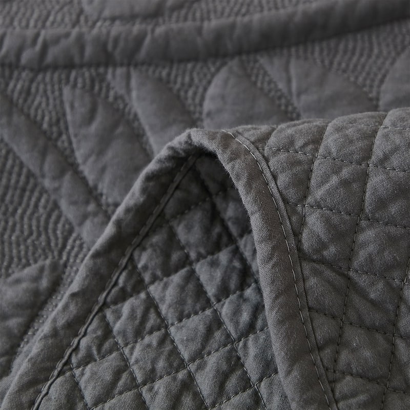 MarCielo 3 Piece Cotton Oversized Bedspread Quilt Set Tmonica