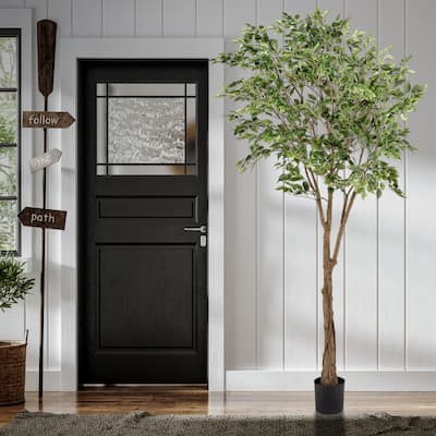 Potted Uv Treated Ficus Tree 8'