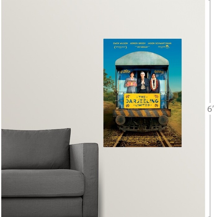 The Darjeeling Limited 2007 Movie Poster 24x36 Borderless Glossy 0780