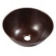 preview thumbnail 2 of 12, Hubble Copper 14" Round Vessel Bath Sink with Ashfield Vessel Faucet Kit