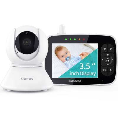 Video Baby Monitor with Camera and Audio, Remote Control Pan& Tilt &Zoom Camera, Two-Way Audio, 720p Night Vision, VOX Mode