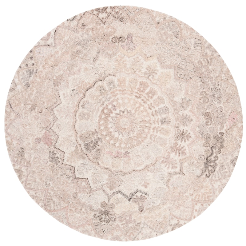 SAFAVIEH Handmade Marquee Genta Modern Medallion Wool Rug