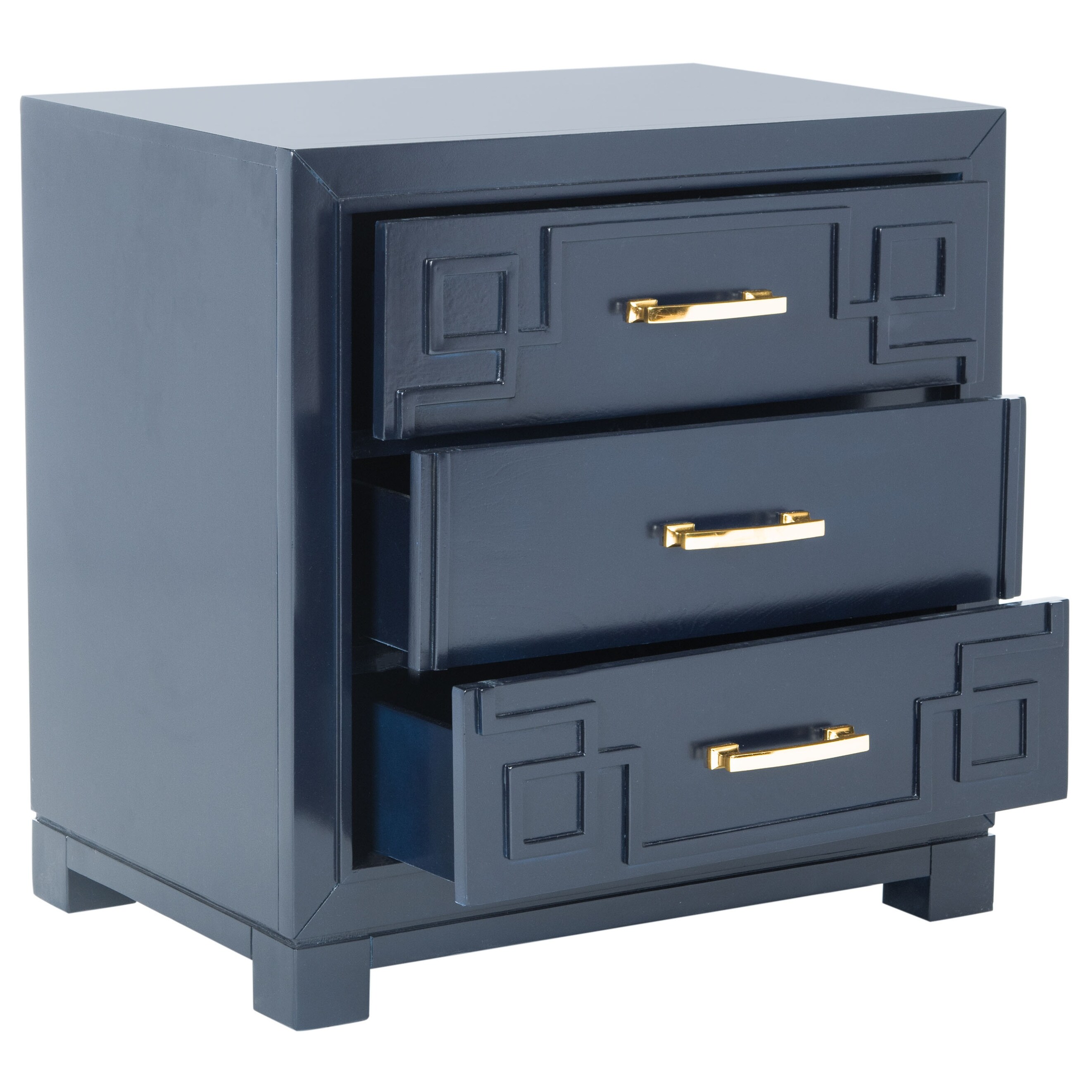 Safavieh raina top nightstand white