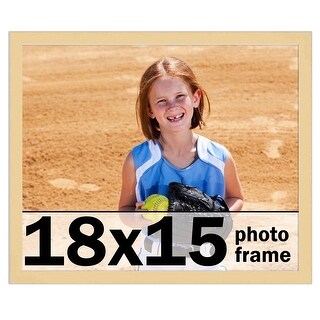 18x15 Frame Natural Brown Picture Frame Modern Photo Frame Includes UV ...