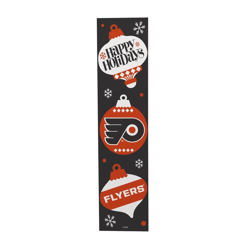 47" Double Sided Seasonal Porch Leaner, Philadelphia Flyers - 47" x 11.25"