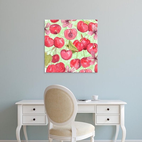 Easy Art Prints Leslie Mark's 'Cherry Medley I' Premium Canvas Art