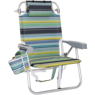 Beach chair best sale with cooler pouch