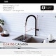 preview thumbnail 48 of 71, Single Handle Pull-Down Sprayer Kitchen Faucet K-141 - Height: 17.25" Spout H: 9" Spout R: 9"
