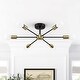 preview thumbnail 28 of 71, Modern Vintage Glam Metal Sputnik Semi - Flush Mount Ceiling Light