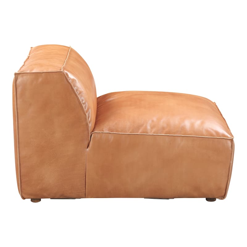 Aurelle Home Lita Modern Modular Sectional Piece - Slipper Chair