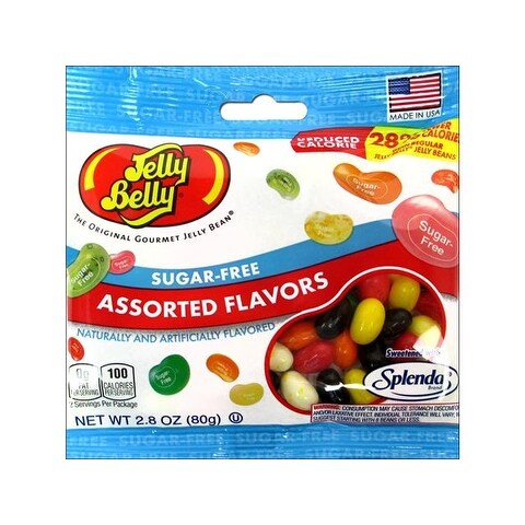 Jelly Belly Jelly Beans 2.8oz Sugar Free Astd
