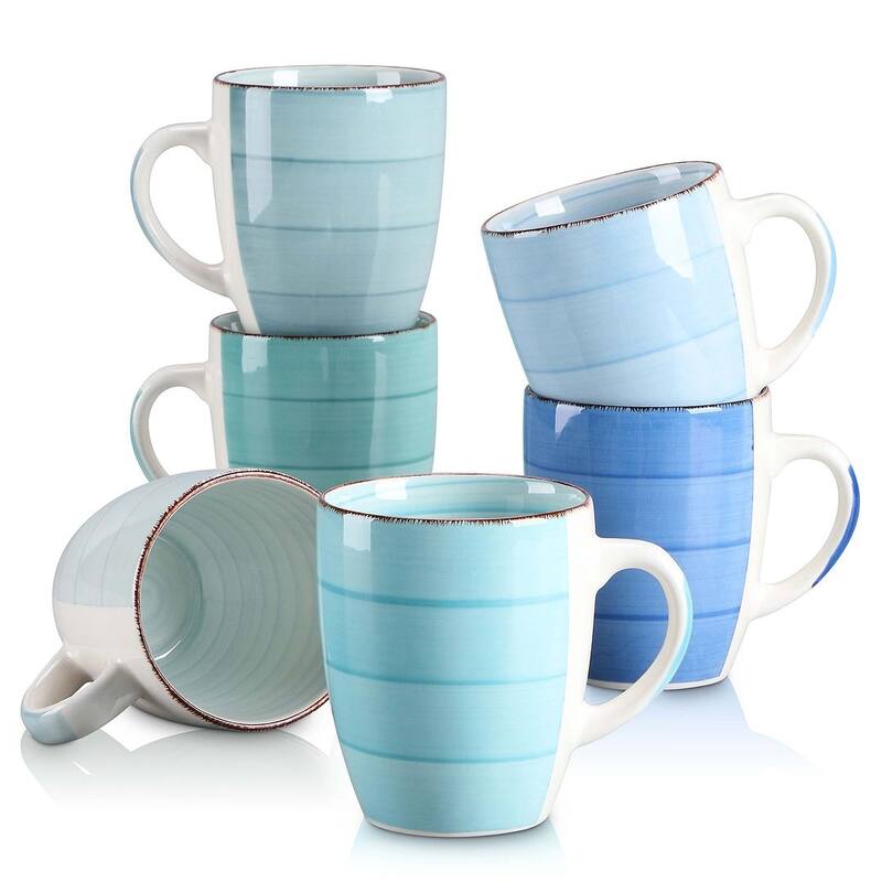 vancasso Bonita Series Assorted Colors Dinnerware Set (Service for 6) - Mug - Blue Assorted