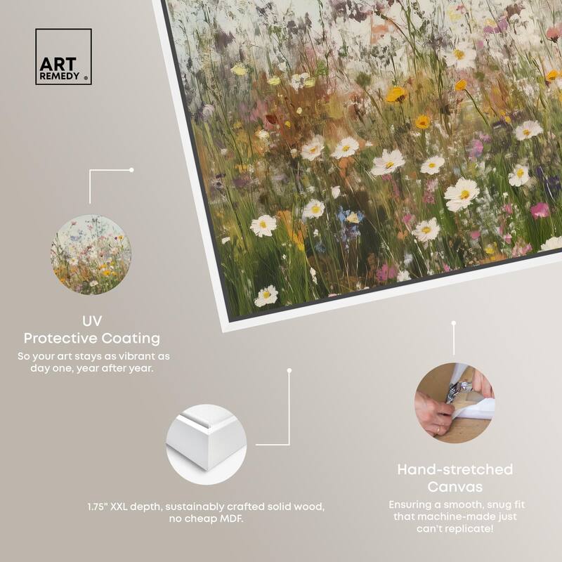 Glimmering Glade Garden III Canvas by Art Remedy