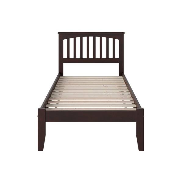 slide 1 of 2, Mission Platform Bed in Espresso
