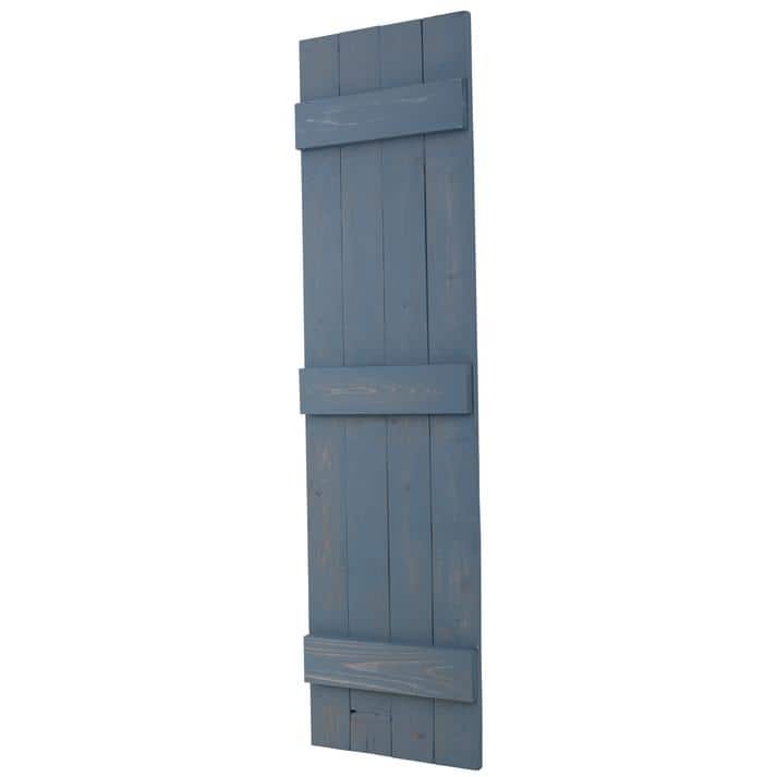 Traditional Board & Batten Exterior Shutters Pair
