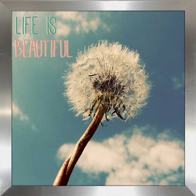 "Life is Beautiful (Square)" Print on Acrylic
