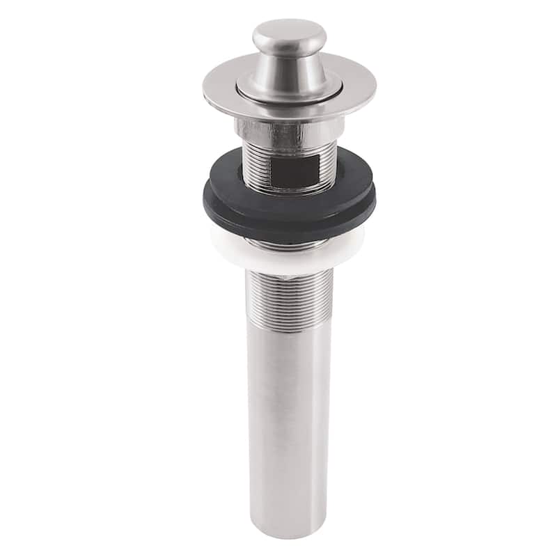 Kingston Brass Lift and Turn Sink Drain with Overflow - Polished Nickel