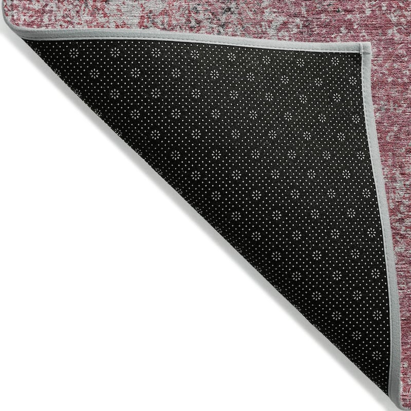 Machine Washable Indoor/ Outdoor Chantille Solid Contemporary Rug
