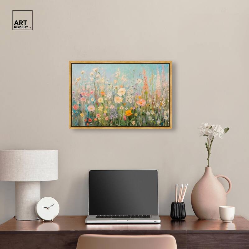Soft Focus Flora II Canvas by Art Remedy