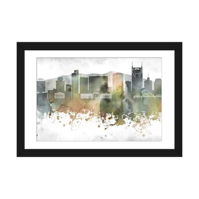 iCanvas "Nashville Skyline" by WallDecorAddict