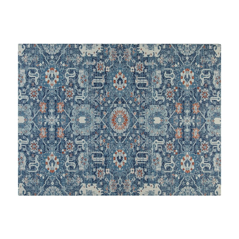 Jani 40"x54" Rug'd Chair Mat-Rug Style Office Chairmat for Carpet & Hard Floors| 0.25" Thick |Non-Slip, Foldable Desk Chair Mat