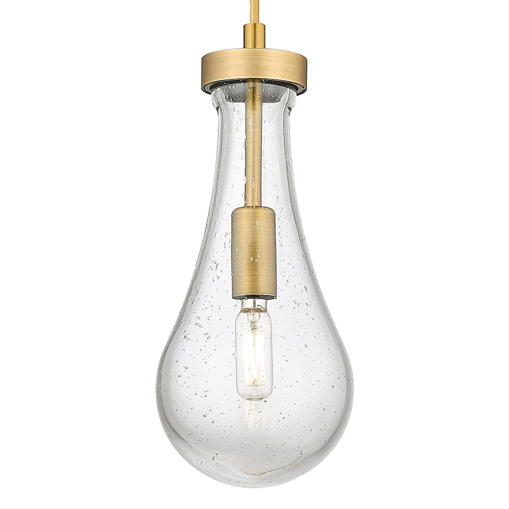 Innovations Lighting 451-1P-G451-5SDY Owego 12" Tall Mini Pendant with