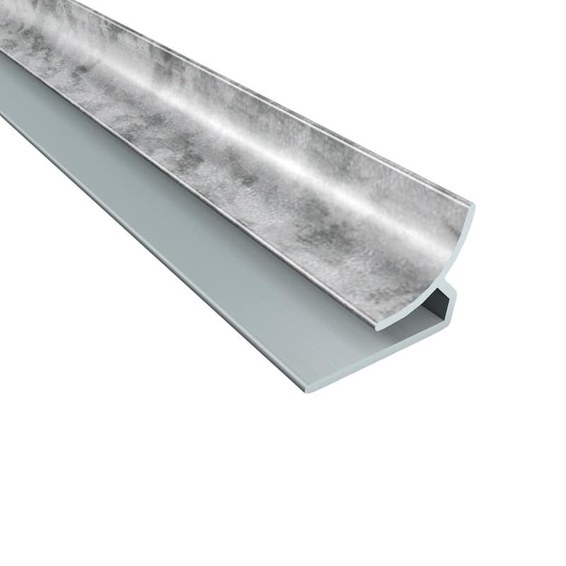 Fasade Backsplash Accessory Kit in Galvanized Steel - 5 Pack