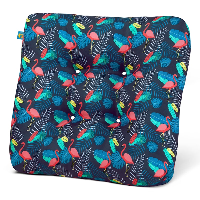 Duck Covers Water-Resistant Indoor/Outdoor Seat Cushions, 19 x 19 x 5 Inch, 2 Pack