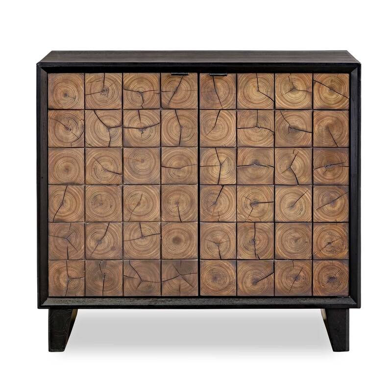 Uttermost Muestra Wood Grain 2 Door Cabinet - 36.00" W x 33.00" H x 14.00" D