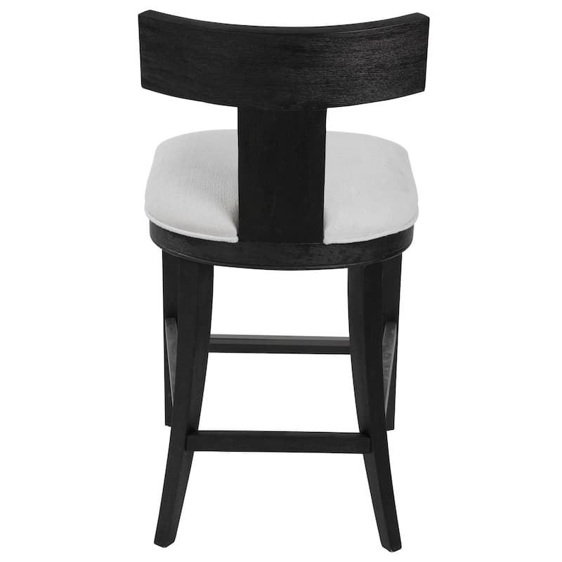 Uttermost Idris 20" Wide Modern Klismos Inspired Counter Height Chair