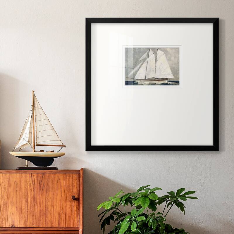 Setting SailPremium Framed Print