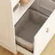 preview thumbnail 17 of 35, Practical Dresser Changing Station w/Diaper Disposal Drawer Chest