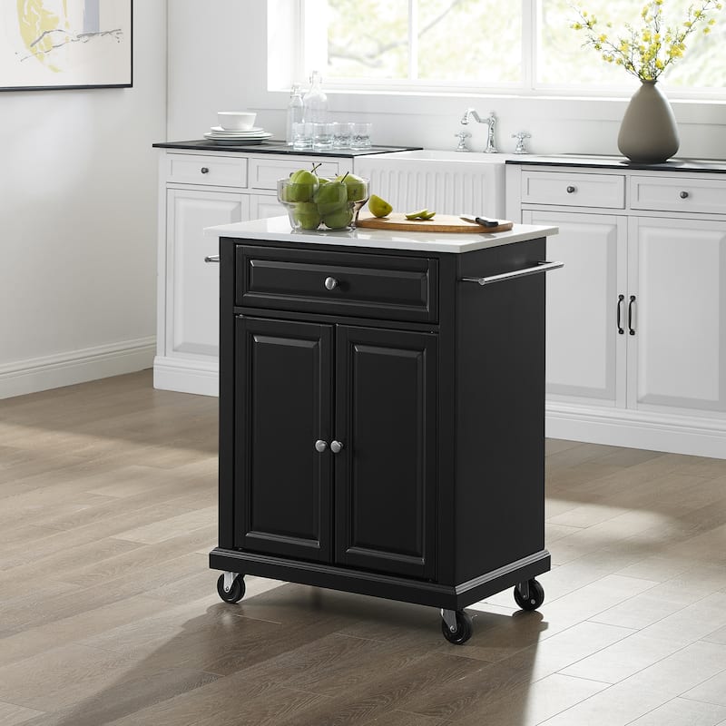 Crosley Portable Granite Top Kitchen Cart - 31"W x 18"D x 35.5"H