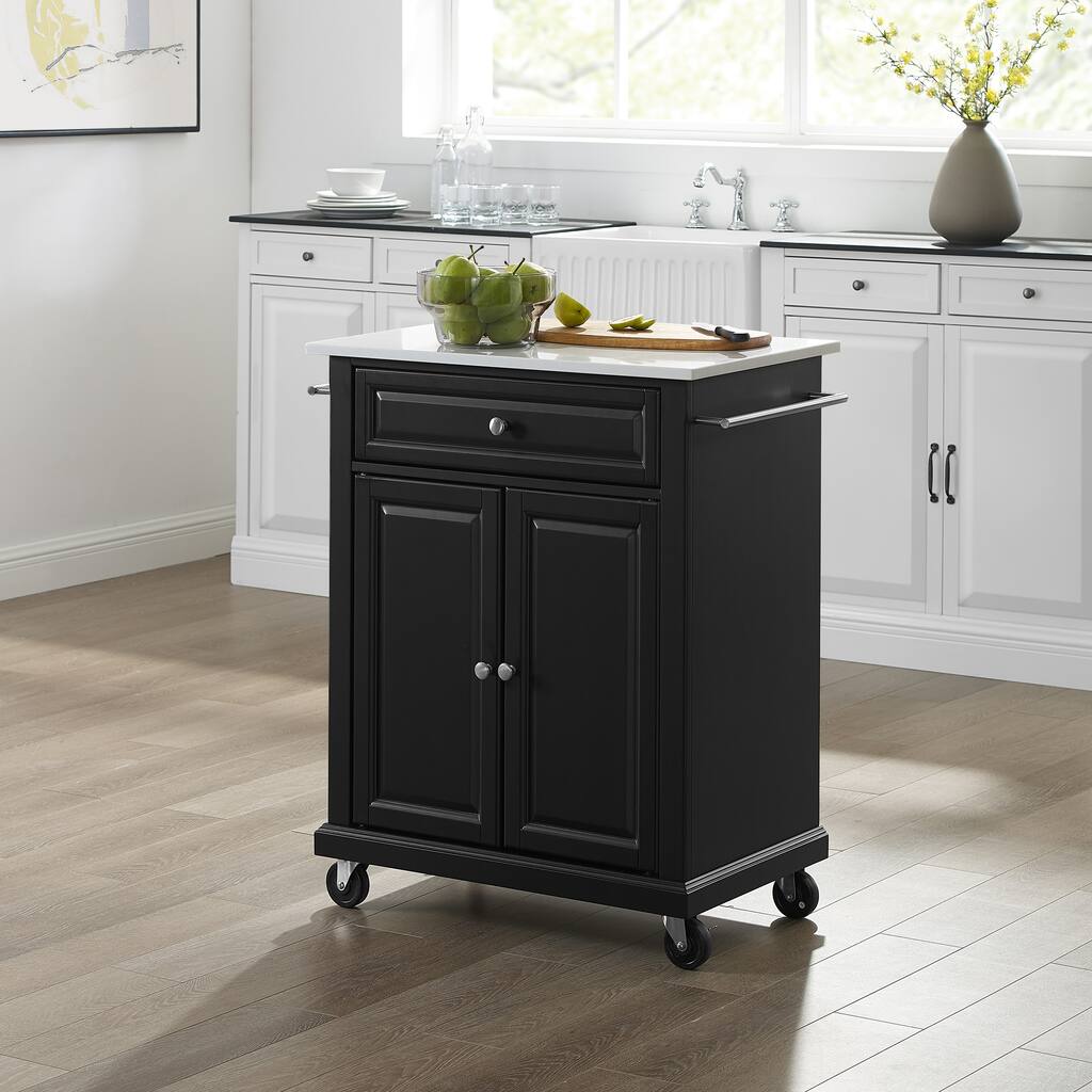 Crosley Portable Granite Top Kitchen Cart - 31"W x 18"D x 35.5"H