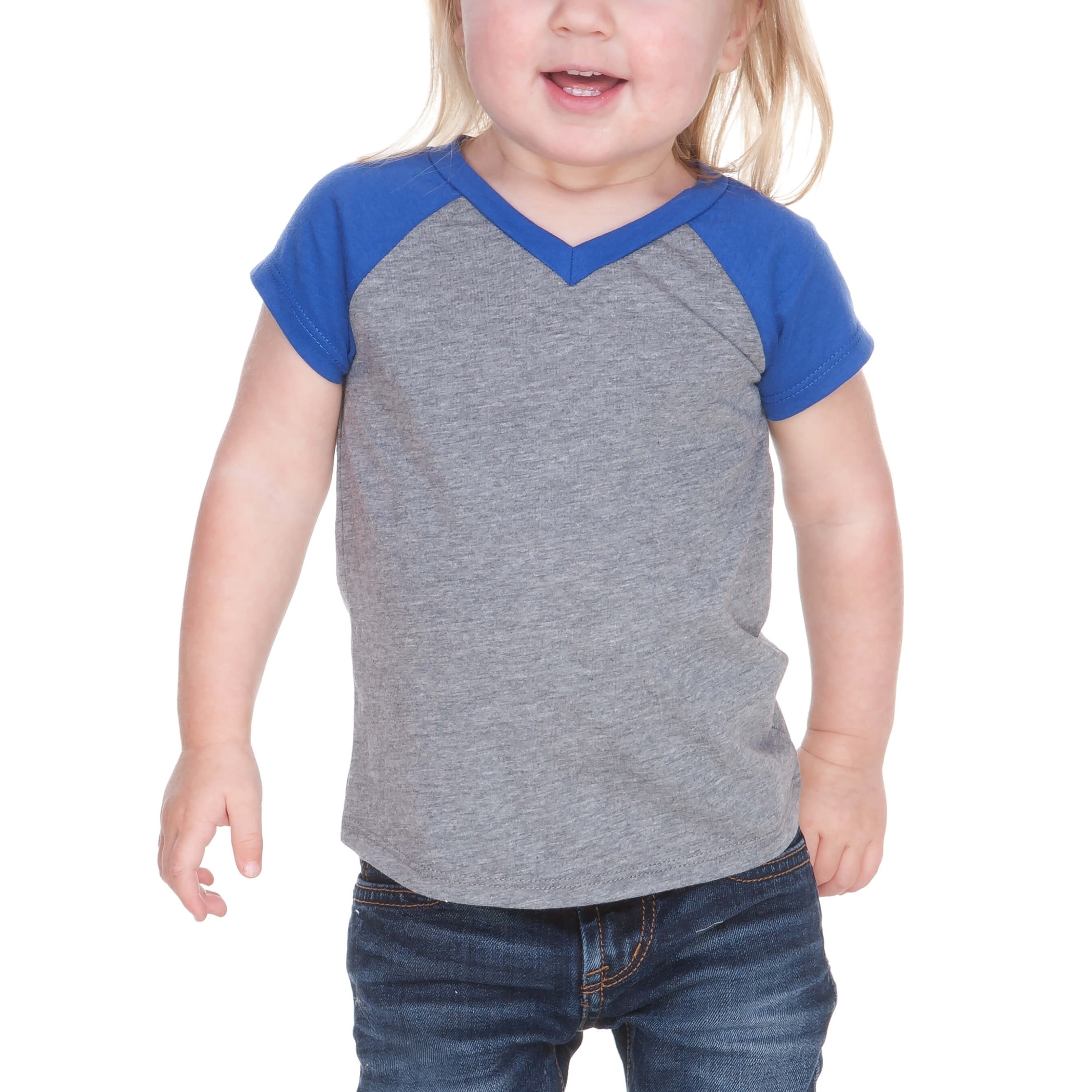 Kavio Unisex Infants Raglan Short Sleeve Bodysuit