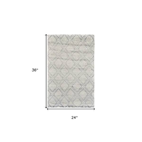 Geometric Rectangle Modern Style Rug - 36' X '24' X '0.63 - Bed Bath ...
