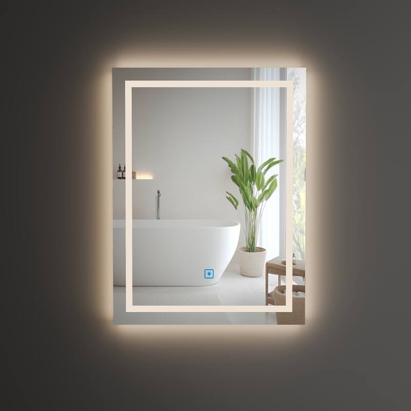 Smart Dimmable LED Bathroom, Vanity Mirror with Touch Switch