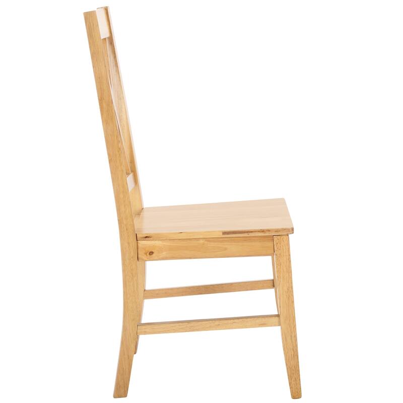 SAFAVIEH HOME Yana Double X-Back Side Chair - 18"W x 22"D x 39"H