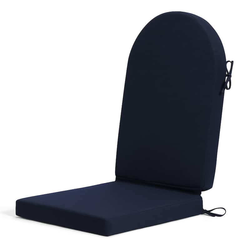 Laguna All Weather Poly Outdoor Adirondack Chair Seat And Back Cushion (Cushions Only)