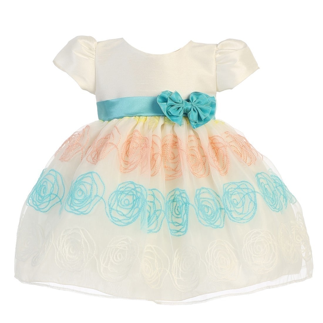 teal easter dress
