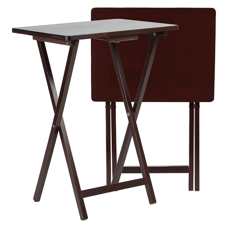 TV Tray Folding Dinner Table - Espresso