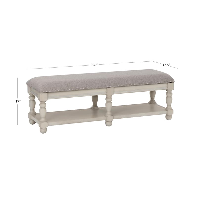 Ellington Bench White