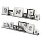 preview thumbnail 1 of 7, Wallniture Denver 46" Floating Shelves for Photo Display, Picture Ledge Shelf, Gray (Set of 2)