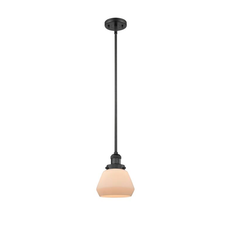 Innovations Lighting Fulton Single Light 7" Wide Mini Pendant with