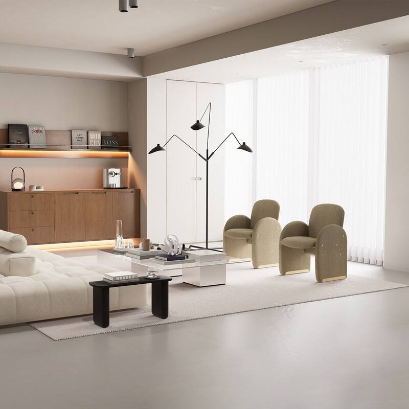 Velvet Accent Chair, Modern Living Room Chair for Bedroom, Dining Room