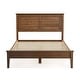 preview thumbnail 11 of 23, Grain Wood Furniture Greenport Louvered Solid Wood Platform Bed Brushed Walnut - Full