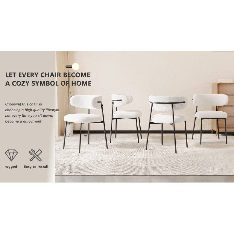 Upholstery Dining Chairs Set of 4